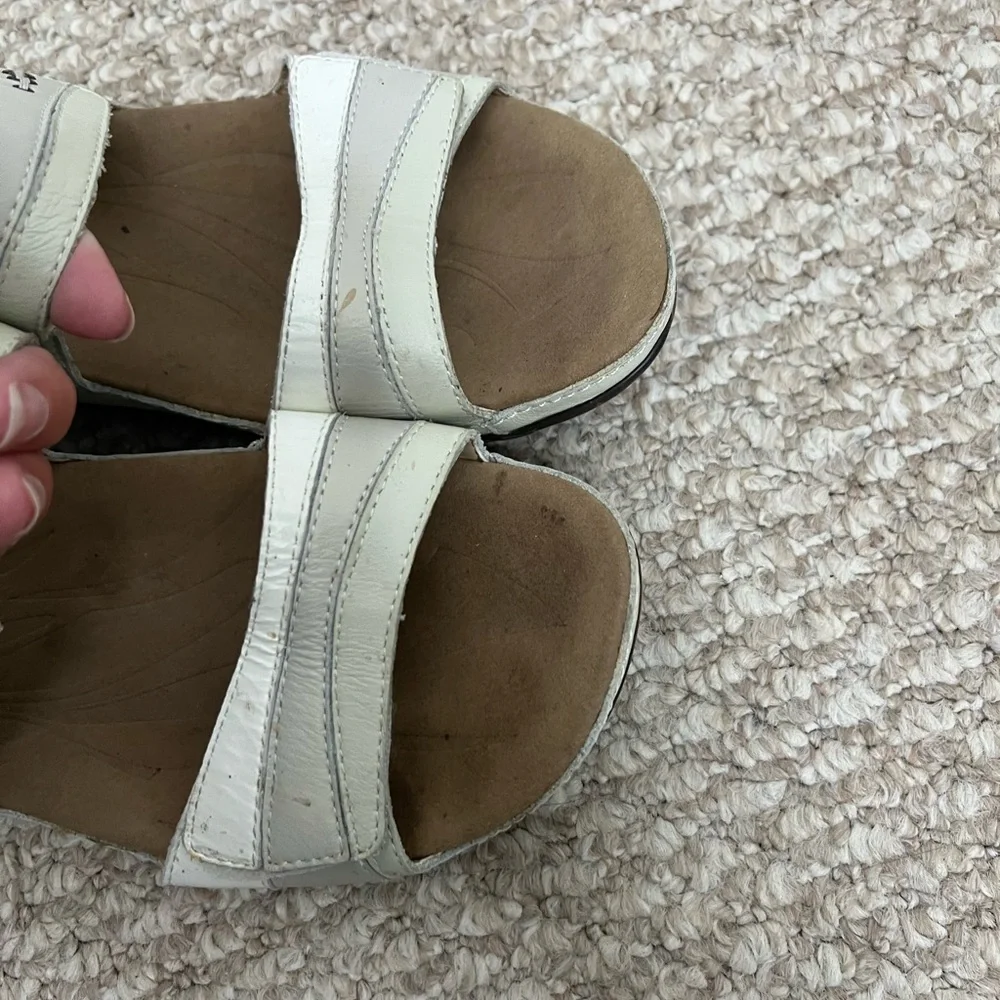 Romika Fidschi Two Strap Sandals White Women’s Size 11 - Picture 3 of 7